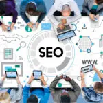 professional SEO services types infographic